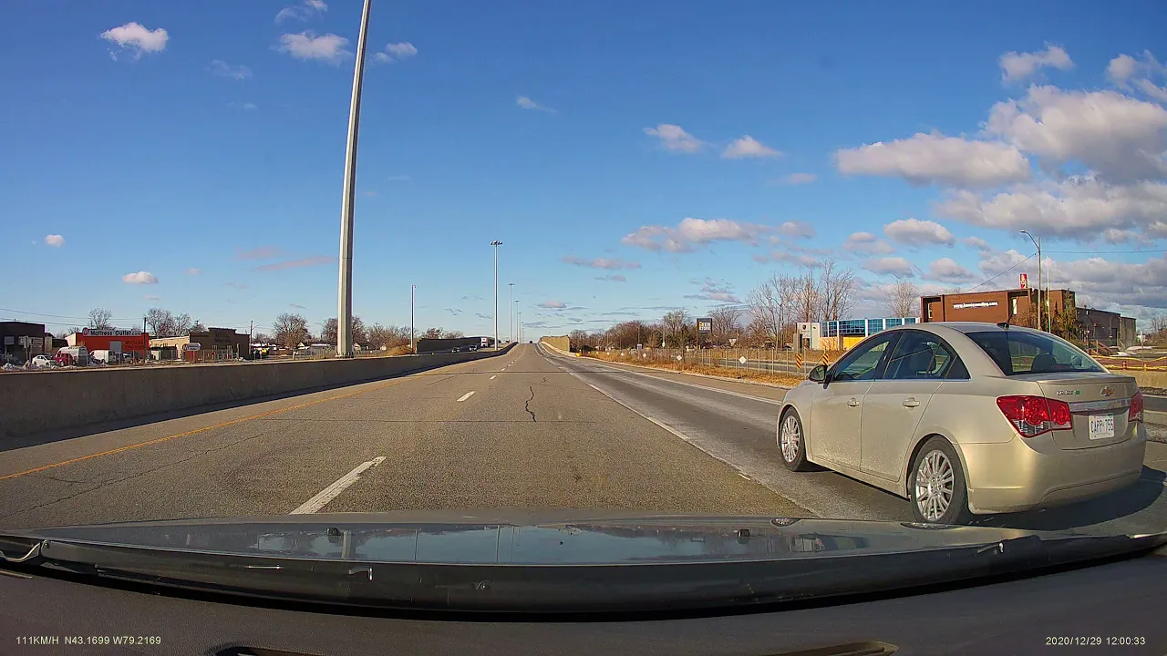 Garden City Skyway QEW Toronto bound 20201229115909