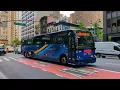MTA NYCT Bus MCI D4500CT on QM35 Prevost X3-45 on BxM1 QM34 QM36 More 3 Ave btwn 39-40 Sts