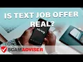 Rocket Recruiting USA Tech Recruitment Text Message With Remote Job Offer - Is It Legit Or Scam
