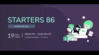 Maximise Score CodeChef Starters 86 Solution with Explanation