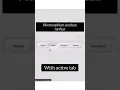 modern Neomorphism navbar with active tab HTML CSS