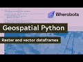 Geospatial Python Raster and vector data loading in Apache Sedona Tutorial