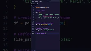 I Create Excel file in 5sec using Python python excel python pandas python to excel