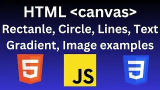 How to draw graphics on a web page HTML5 Canvas Tutorial