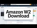 How to Get Your Amazon W2 Online A to Z Portal Guide