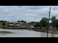 White River flooding in Yorktown