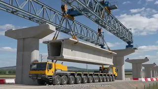 How Are Bridges Built for 300 km/h High-Speed Trains?🚄🏗️ #Engineering #Construction