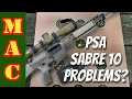 PSA Sabre 10 - M110 Clone Problems