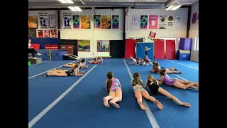 SUBSCRIBE Gymnastics Warm Up Game Magnet Tag