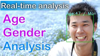 Age Gender realtime recognition using CNN python tutorial Keras OpenCV