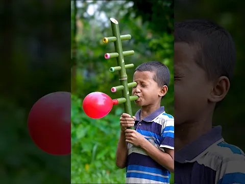 Creative Bamboo Tous with Colourful Balloons