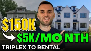 how a 150k triplex became a 5k month midterm rental