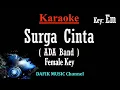 Download Lagu Surga Cinta (Karaoke) Ada Band Nada Wanita/ Cewek/ female key Em
