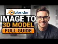 Blender Image To 3D Model 100 WORKS NO Yapping To The Point FAST EASY