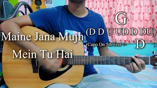 maine jana mujh mein tu hai gutar gu series easy guitar chords lesson cover strumming pattern 