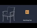 Happatio Patio Dining Chair Installation Tutorial
