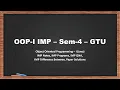 Object Oriented Programming OOP Java IMPs Notes Programs QNA Paper Solutions - Sem-4