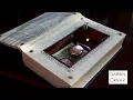 Book Safe w LED Light Secret Compartment