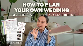 How to Plan a Wedding Without a Planner DIY Wedding Planning Wedding Day Timeline