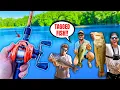 Download Lagu 1v1v1 TROPHY Bass Pond Fishing Challenge (RARE Tagged Fish!!)