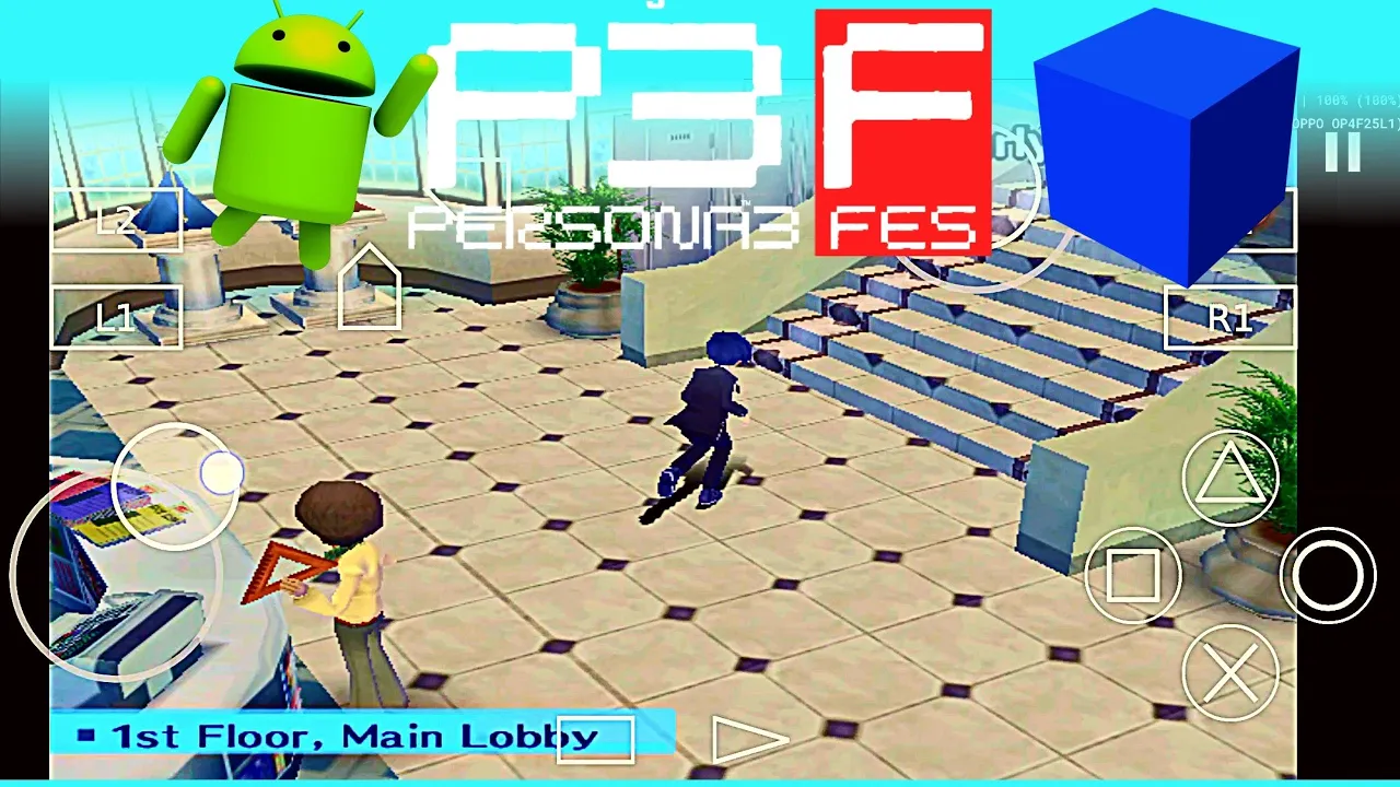 Persona 3 FES - P3F - PS2 Emulator Android Gameplay - Persona 3 FES Aether SX2 - APK Mobile - 2022