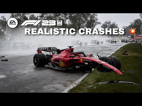 Download MP3 F1 23 𝗥𝗘𝗔𝗟𝗜𝗦𝗧𝗜𝗖 CRASH COMPILATION 💥 #1