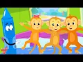 Counting song Five Little Monkeys Nursery Rhyme for Toddlers