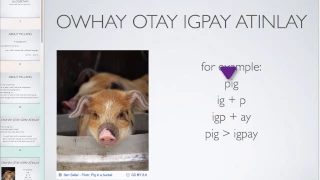 Python An Algorithm for Pig Latin