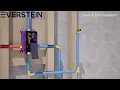 How to Install EVERSTEIN M6066BI-10BL 10 Rainfall Shower System with Handheld Tub Faucet