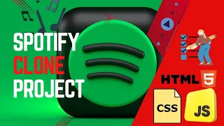 Spotify Clone Project HTML CSS JavaScript Full UI Showcase