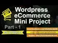 wordpress tutorial in hindi step by step - Part-20 WordPress E commerce Mini Project