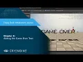FlappyBoid Introduction to CRYENGINE - Chapter 4 Adding the Game Over Text