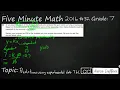 7th Grade STAAR Practice Predictions Using Experimental Data 7 6C -