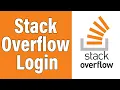Stack Overflow Login 2021 www stackoverflow com Account Login Help StackOverflow com Sign In