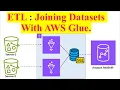AWS ETL AWS Glue Job Joining Multiple S3 Datasets with SQL Transform Loading to Amazon RedShift