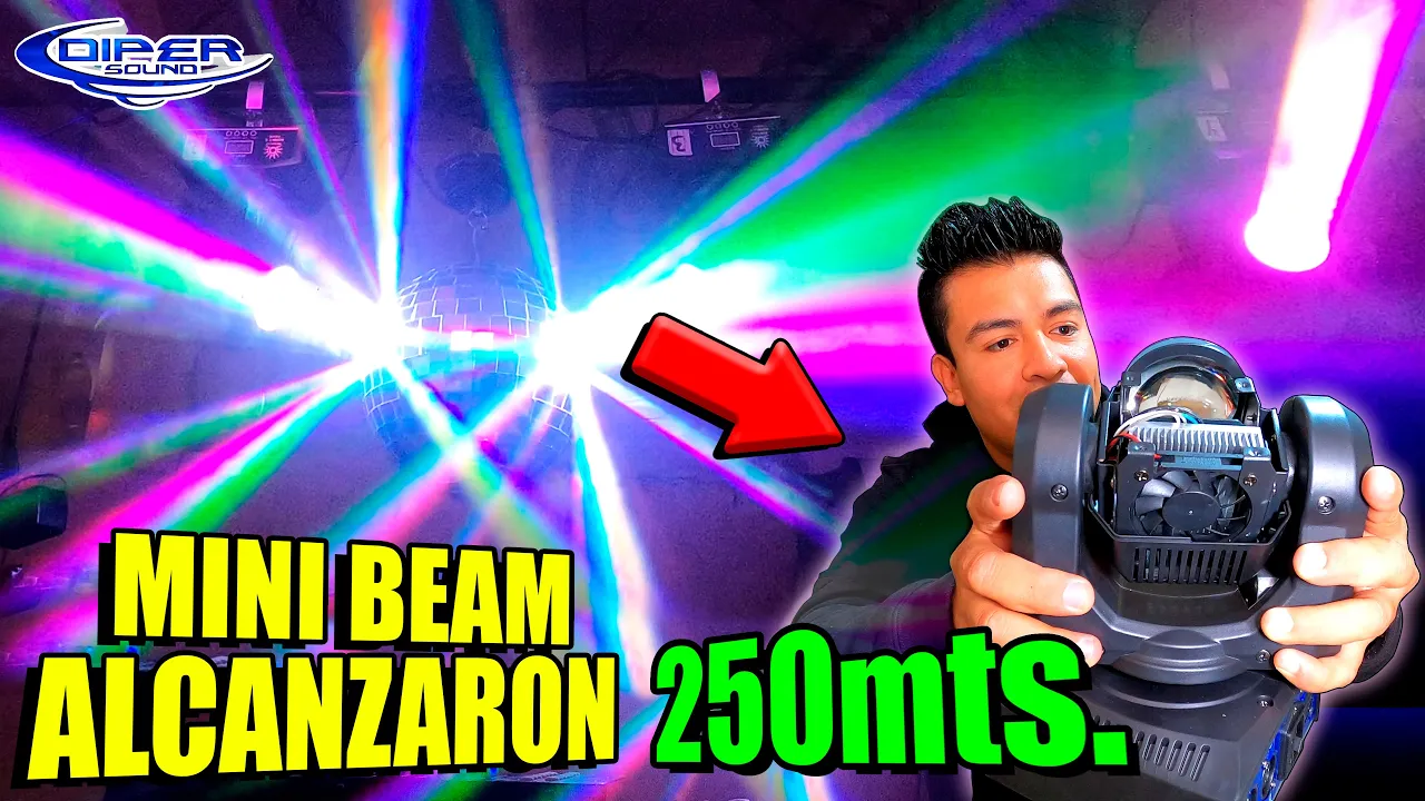 POTENTE LUZ BEAM DE 60W ALCANZA GRAN DISTANCIA | COMPRAMOS NUEVAS LUCES PARA EL SONIDO | DIPER SOUND