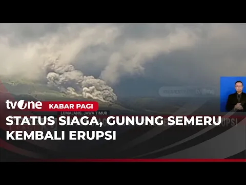 Semburkan Awan Panas, Gunung Semeru Berstatus Siaga