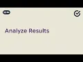 Analyze results - Summary results