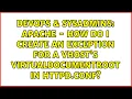 Apache - how do I create an exception for a vhost s VirtualDocumentRoot in httpd conf