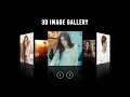 3D Image Gallery in CSS Javascript