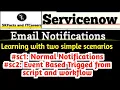 ServiceNow Email Notifications Emails with Event