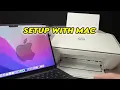 How to Setup HP Deskjet 2700e 2752e 2710e Printer With Mac Computer to Print Scan over Wi-Fi