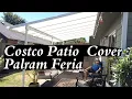 Costco Patio Cover Palram Feria White Best Easy Setup Great for Shade DIY Metal Aluminum Kits