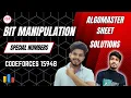 Bit Manipulation 15 Special Numbers AlgoMaster Sheet Codeforces 1594b