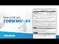 How to Fill Out Form -44 or New York DMV Driver s License Renewal Form Online PDFRun
