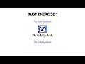 Exercise 1 Rust Language Rust Tutorial for beginner 2023