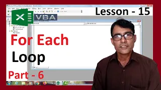 For Each Loop in Excel VBA Excel VBA Lesson 15 Excel VBA Tutorial for Beginners
