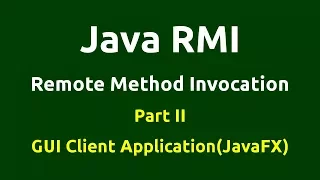 Java RMI - Part 2