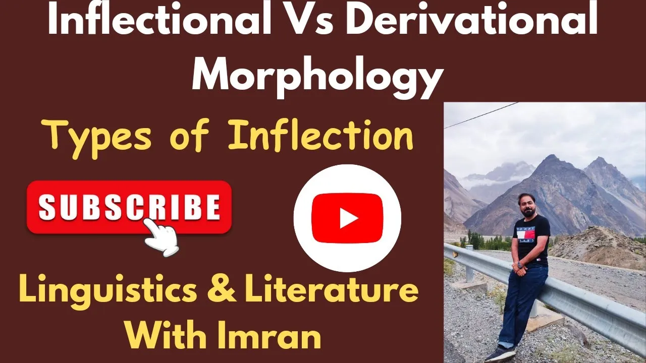 Inflectional vs Derivational Morphology