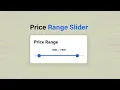 How To Make Range Slider Using HTML and CSS Create Price Range Slider